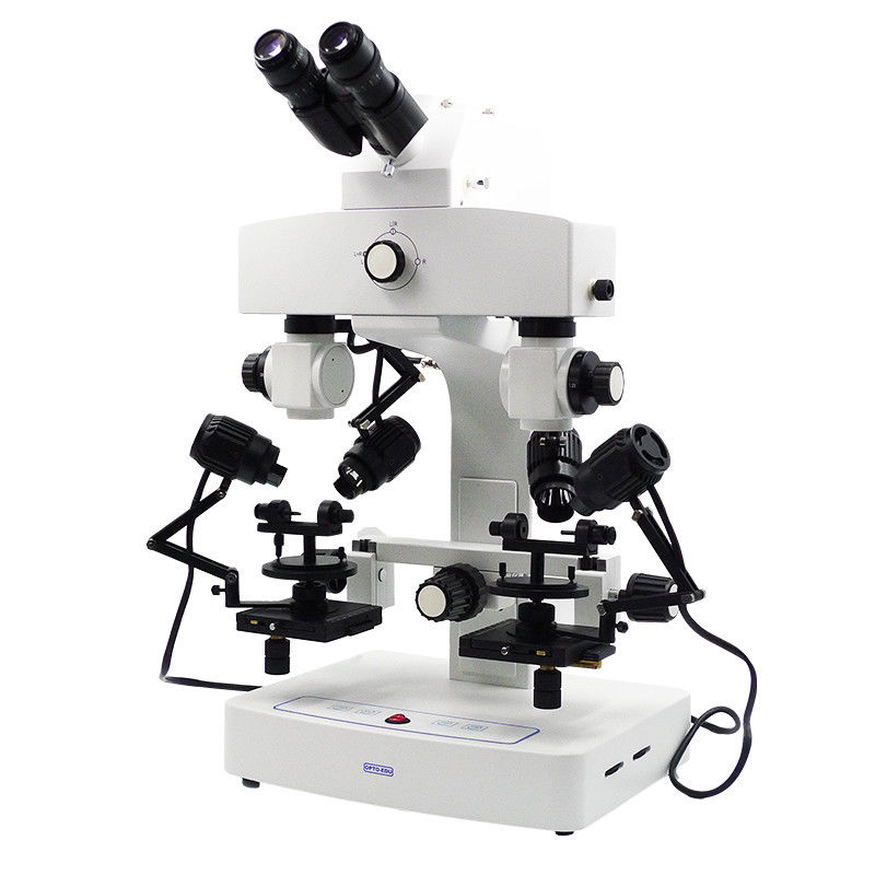 OPTO-EDU 3.2x - 192x Binocular Forensic Comparison Microscope with LED Illumination for Student and School Applications